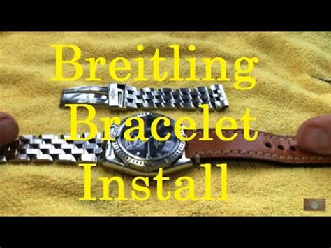 remove links from breitling watch|Breitling watch band removal.